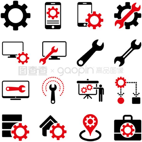 信息服务业务选项与服务工具图标集解析