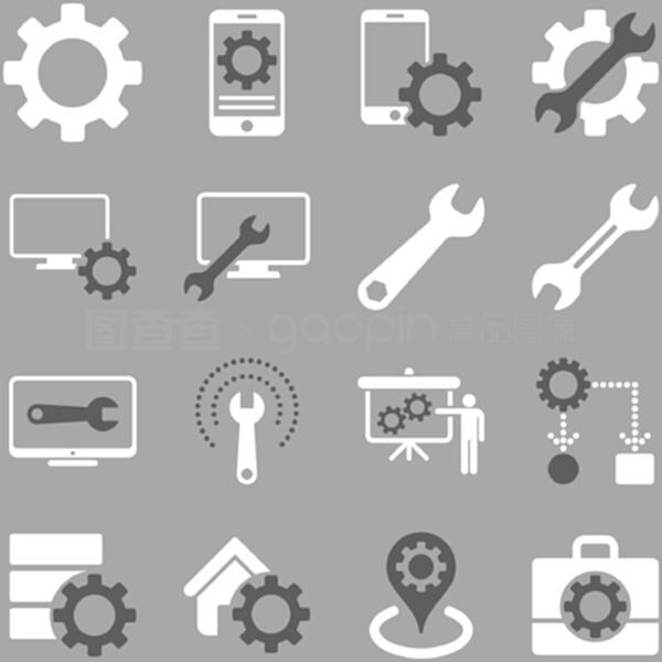 信息服务业务的选项与服务工具图标集