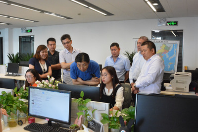 泰州高新区张国局长一行莅临工立方打工网总部考察指导，共商信息服务业务发展